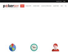 Tablet Screenshot of pokerdiy.com